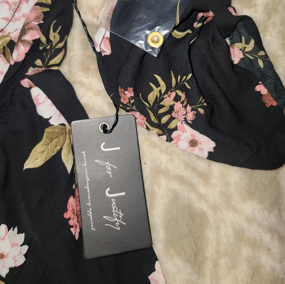 New Xl Women's Flower Print Blouse - Picture 4 of 6